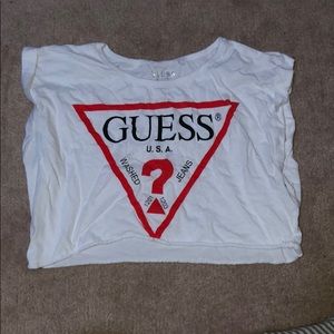 Guess cropped sleeveless shirt